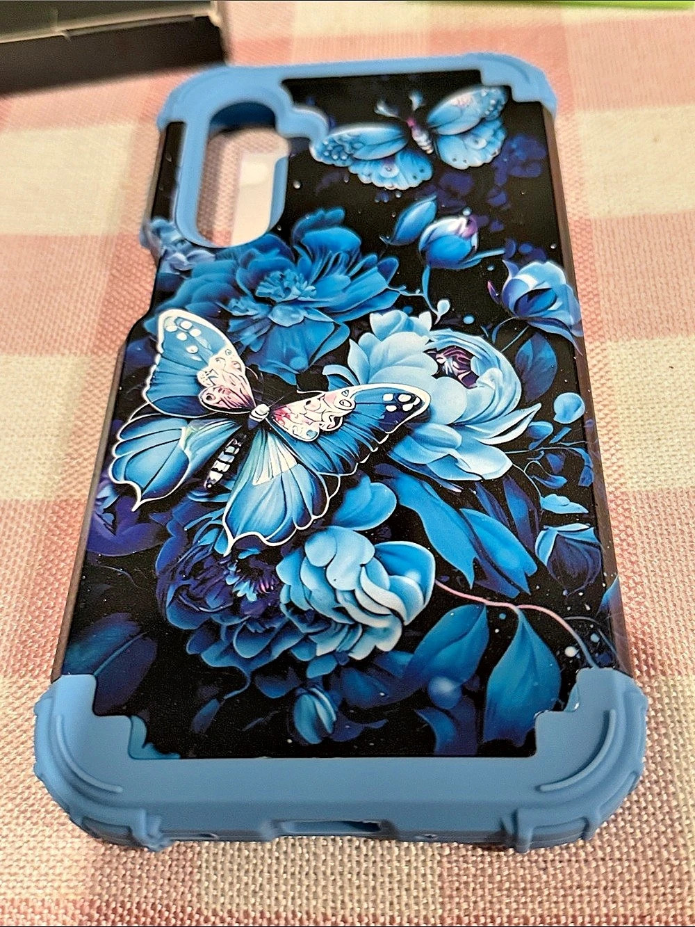 1 pcBlue Floral Butterfly Phone Case Galaxy A16 5g new